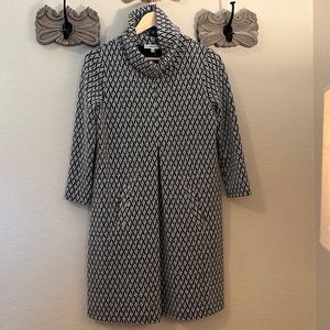3/4” Sleeve Cowl Neck Dress w pockets!
